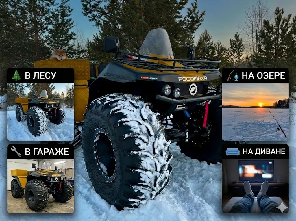 Идеальные выходные с вездеходом: 4 сценария для владельцев «Росомахи»